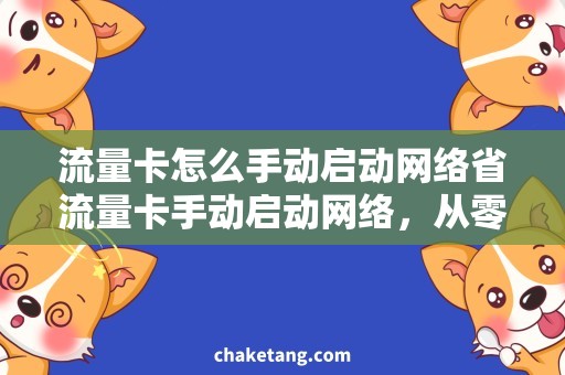 流量卡怎么手动启动网络省流量卡手动启动网络，从零开始教你如何快速使用！