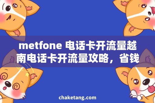 metfone 电话卡开流量越南电话卡开流量攻略，省钱神器！