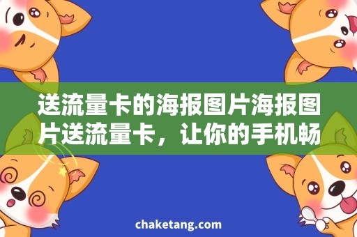 送流量卡的海报图片海报图片送流量卡，让你的手机畅快上网！