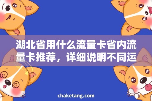 湖北省用什么流量卡省内流量卡推荐，详细说明不同运营商套餐与价格