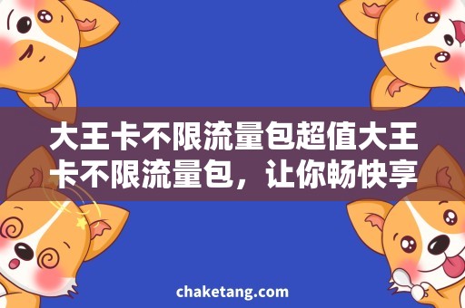 大王卡不限流量包超值大王卡不限流量包，让你畅快享受网络快感！