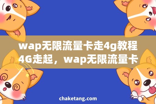 wap无限流量卡走4g教程4G走起，wap无限流量卡教程详解