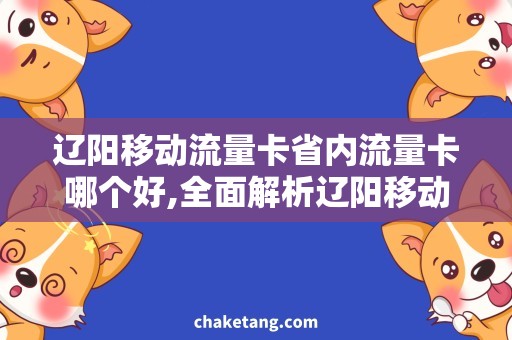 辽阳移动流量卡省内流量卡哪个好,全面解析辽阳移动流量卡的选择