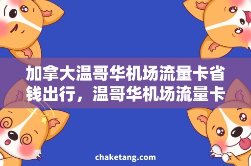 加拿大温哥华机场流量卡省钱出行，温哥华机场流量卡带你畅游加拿大