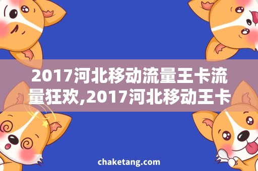 2017河北移动流量王卡流量狂欢,2017河北移动王卡畅享全年