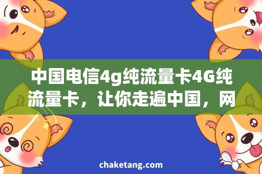 中国电信4g纯流量卡4G纯流量卡，让你走遍中国，网络畅通无阻！