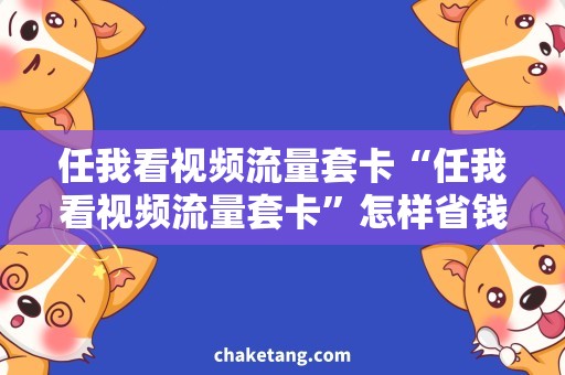 任我看视频流量套卡“任我看视频流量套卡”怎样省钱看视频？