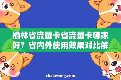 榆林省流量卡省流量卡哪家好？省内外使用效果对比解析