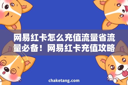 网易红卡怎么充值流量省流量必备！网易红卡充值攻略，轻松解锁高速流量！