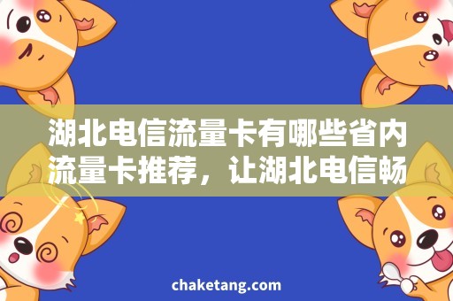 湖北电信流量卡有哪些省内流量卡推荐，让湖北电信畅享百忙之中的轻松！